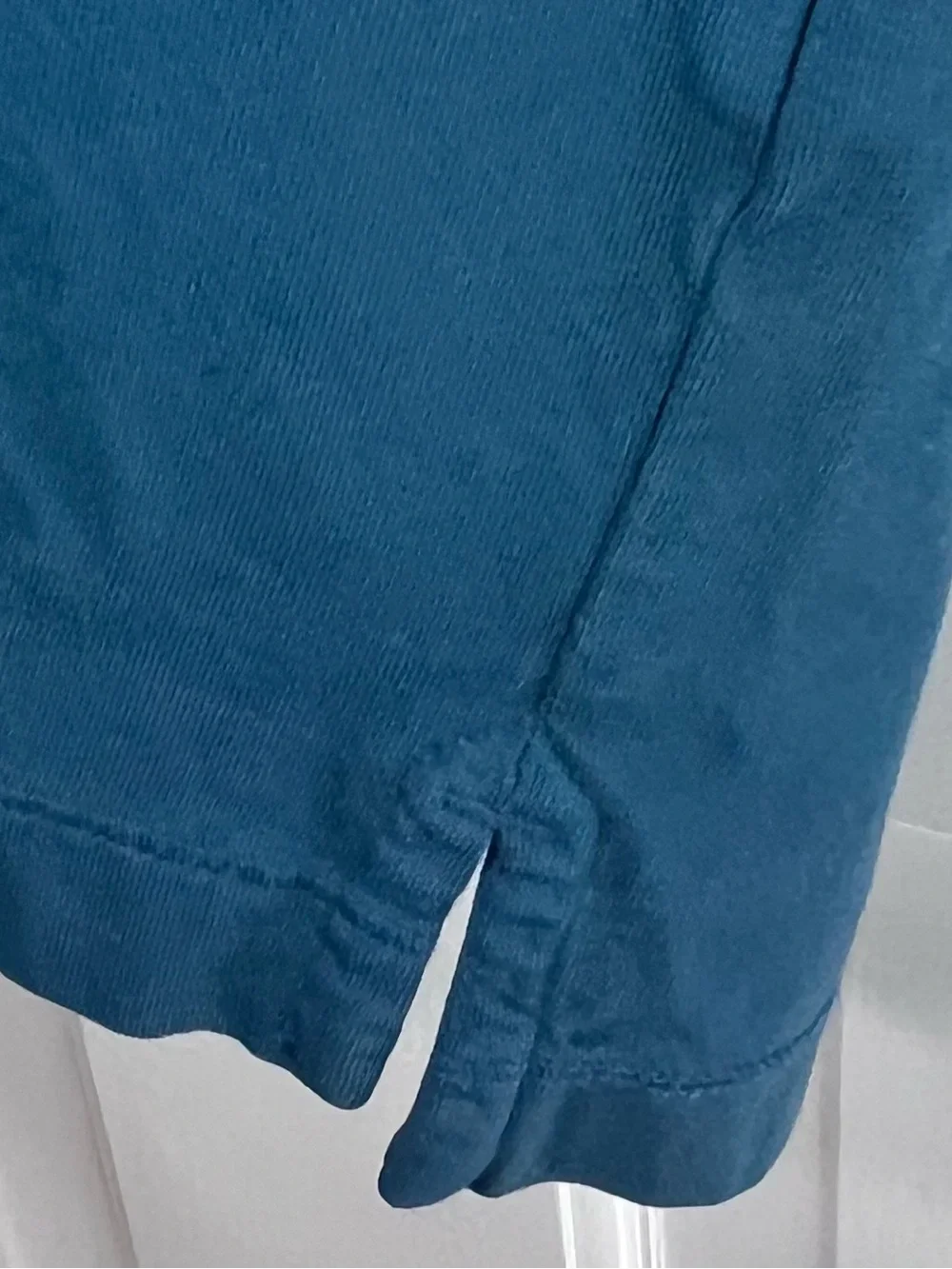 Banana Republic Men's Teal Pocket Crew T-Shirt, Standard Fit, Cotton, Size L